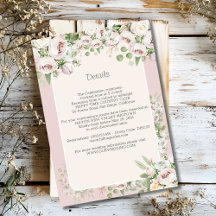 Mariage d'aquarelle fleurie rose duveteuse