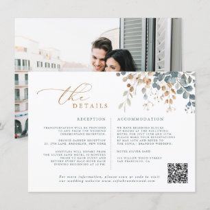 Carte D'accompagnement Mariage d'aquarelle florale moelleuse