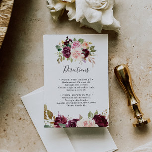 Carte D'accompagnement Mariage de feuillage végétal rustique