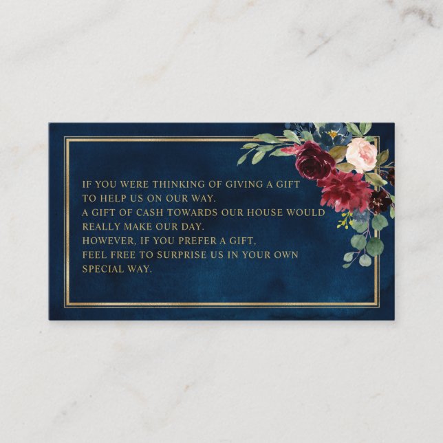 Carte D'accompagnement Mariage de la marine de Bourgogne (Devant)
