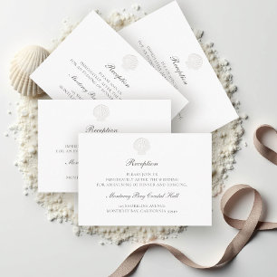 Carte D'accompagnement Mariage de réception Pure Coastère Nautique