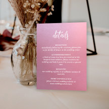 Mariage de script de Parties scintillant rose rose