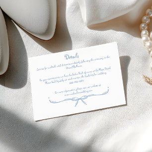 Carte D'accompagnement Mariage Doodle Amusant et Original