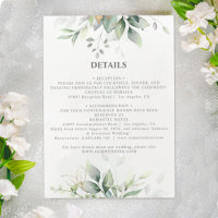 Mariage d'or feuille d'eucalyptus à la végétation 