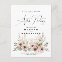 Mariage Fleur sauvage rustique aquarelle