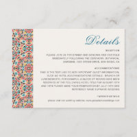 Mariage géométrique en treillis marocain