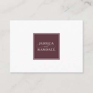 Carte D'accompagnement Mariage Hébergements et détails Information