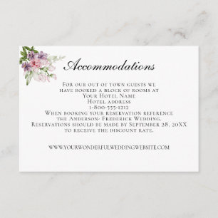 Carte D'accompagnement Mariage Logements Code QR Mariage Site Internet E