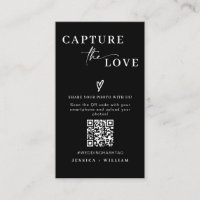 Mariage moderne Capter l'amour Qr Code