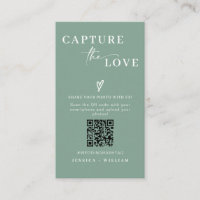 Mariage moderne Capter l'amour Qr Code