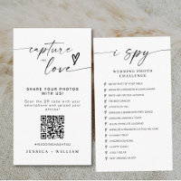 Mariage moderne Capter l'amour Qr Code