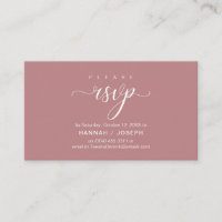 Mariage RSVP par téléphone ou par courriel réponse