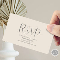 Mariage RSVP, répondre, Script minimaliste