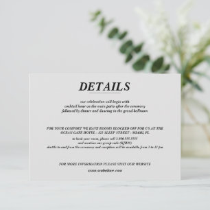 Carte D'accompagnement Mariage Ski Couple