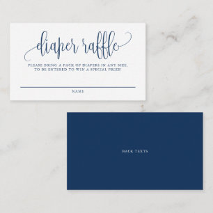 Carte D'accompagnement Marine Bleu Joli Baby shower de serrure de 