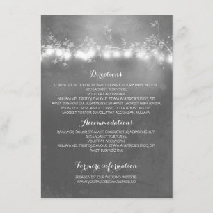 Carte D'accompagnement Mason Jar Rustic Détails du Mariage