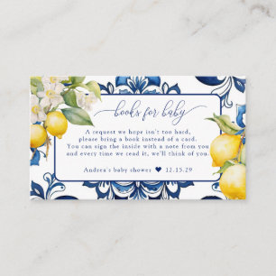 Carte D'accompagnement Méditerranée   Citrus citron   Livres pour bébé