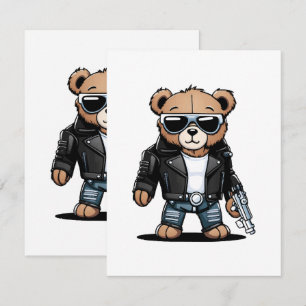 Carte D'accompagnement Mèmes de nounours mignons
