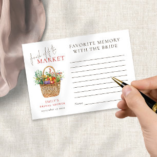Carte D'accompagnement Mémoire hors marché fraîche avec Fête des mariées 