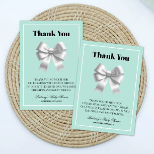 Carte D'accompagnement Merci Baby shower bébé et Co
