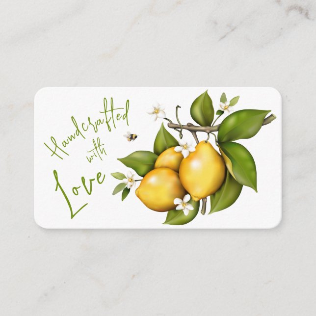 Carte D'accompagnement Merci Lemon (Devant)