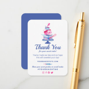 Carte D'accompagnement Merci Pour Votre Bon De Commande  Boulangerie de p