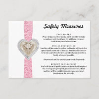 Mesures de sécurité Licorne Rose en Dentelle