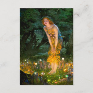 Carte D'accompagnement Midété Eve Edward Robert Hughes