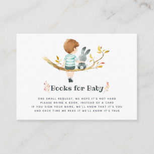 Carte D'accompagnement Mignon Automne - Livre de Demande de Baby Shower p