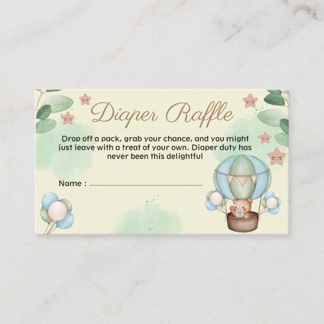 Carte D'accompagnement mignon on peut attendre bébé (Devant)