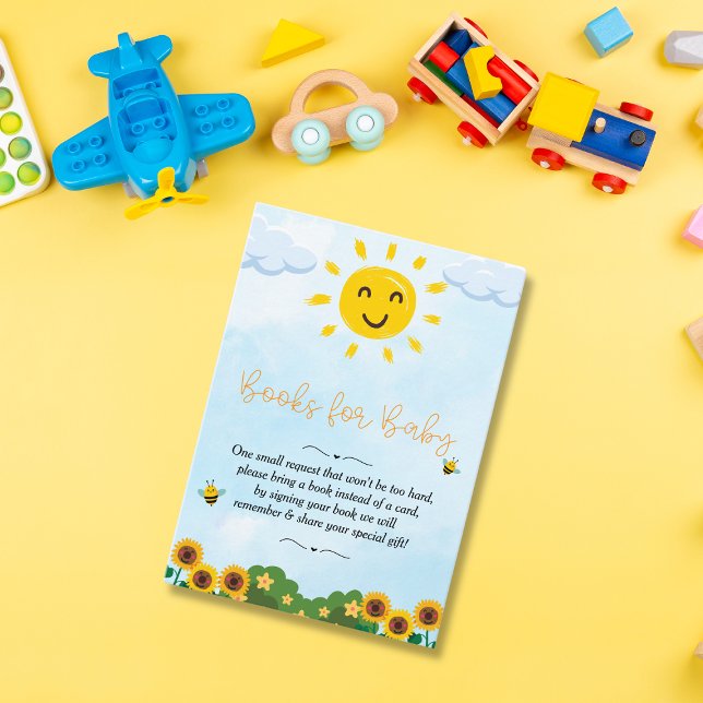Carte D'accompagnement Mignonne Voici Le Baby shower Fils (Créateur téléchargé)