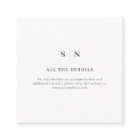 Minimal et chic | Détails du Mariage noir et blanc