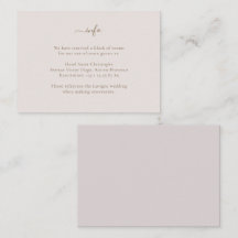 Minimalist Chic Gold Blush Mariage détails de l'hô