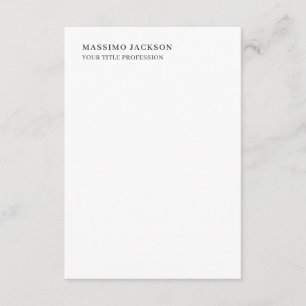 Carte D'accompagnement Minimaliste Classique Simple Professionnel