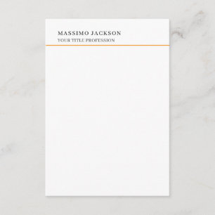 Carte D'accompagnement Minimaliste Classique Simple Professionnel