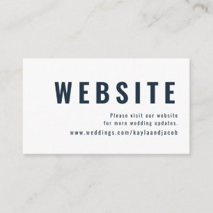 Carte D'accompagnement Moderne + minimaliste Mariage de typographie