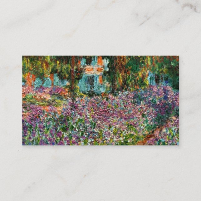 Carte D'accompagnement Monet Le jardin de l'artiste à Giverny (Devant)