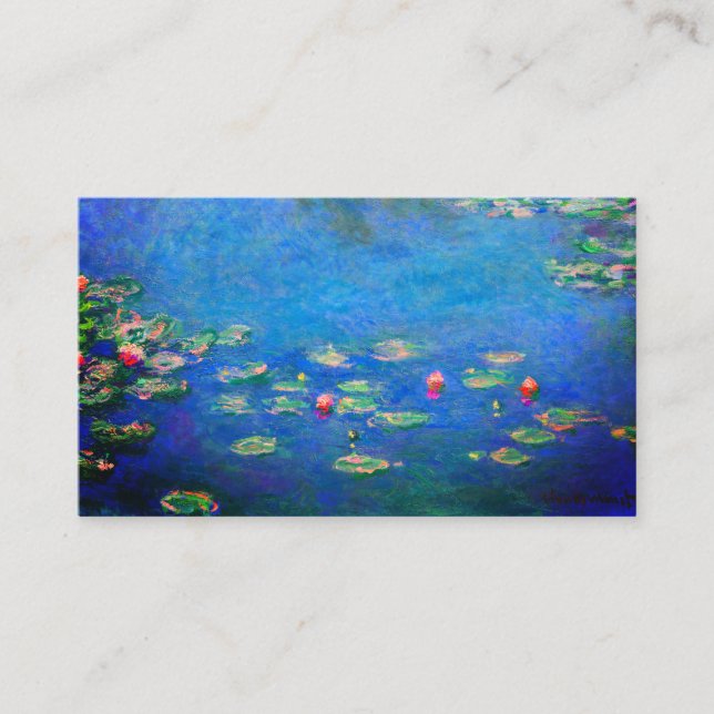 Carte D'accompagnement Monet Water Lilies 1906 (Devant)