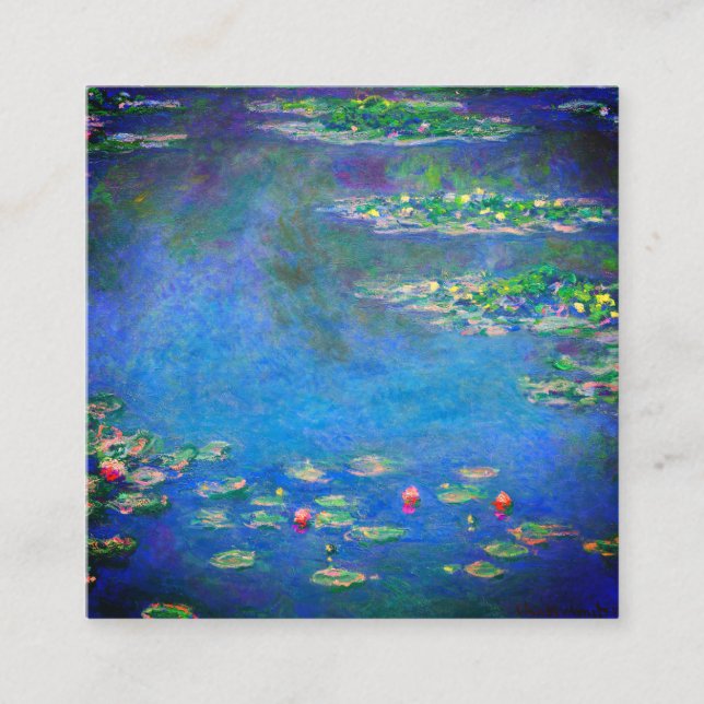 Carte D'accompagnement Monet Water Lilies 1906 (Devant)