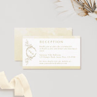 Monogram Champagne Watercolor Wedding