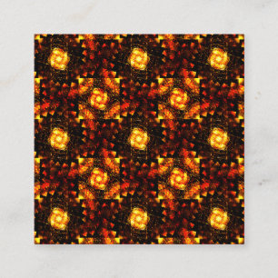Carte D'accompagnement Motif d'art abstrait élégant boho moderne or #506