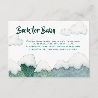 Carte D'accompagnement Mountain Adventures Book for Baby Card
