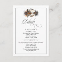 Mystic Autumn QR Code Enclosure Card