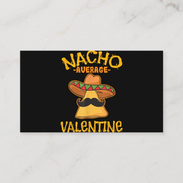 Carte D'accompagnement Nacho Moyenne Valentine Couple Mexicain Valentin (Devant)