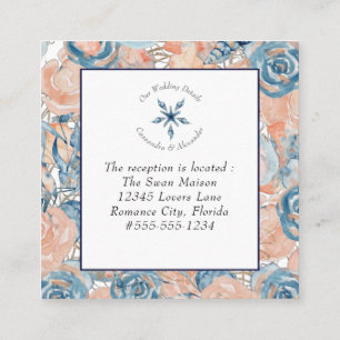 Carte D'accompagnement Nautique Plage Mariage Coquillages Starfish