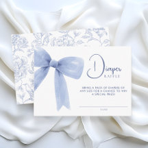 Nœud à motif floral Nœud Baby Shower Tirage au sor