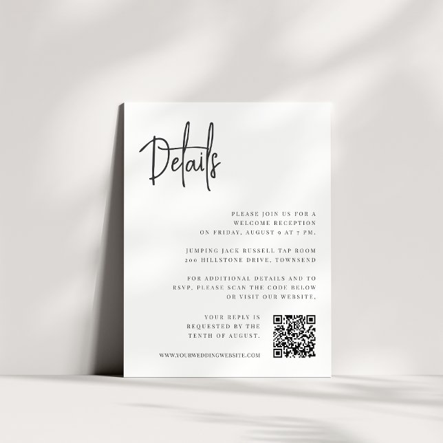 Carte D'accompagnement Noir | Détails du Mariage tout-en-un de script mod (Créateur téléchargé)