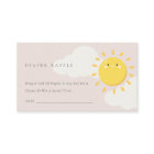 Notre petit Baby shower de carafe rose Sunshine