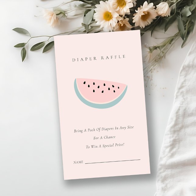 Carte D'accompagnement Notre petit Baby shower de rousseur de Melon rose (Créateur téléchargé)