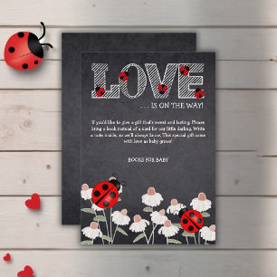 Carte D'accompagnement Notre petit Baby shower de tableau de bord de Bug